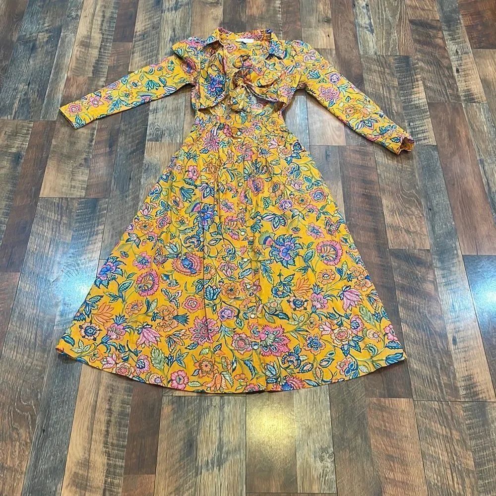 House of Harlow front tie, maxi dress XS (6002)